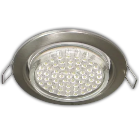 Ecola GX53 H4 Downlight without reflector_satin chrome (светильник) 38x106 - 10 pack (кd102)