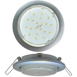 Ecola GX53 5355 Встраиваемый Легкий Серебро (светильник) 25x106