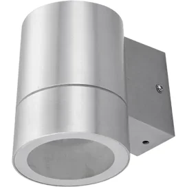 Ecola GX53 LED 8003A светильник накладной IP65 прозрачный Цилиндр металл. 1*GX53 Cатин-хром 114x140x90