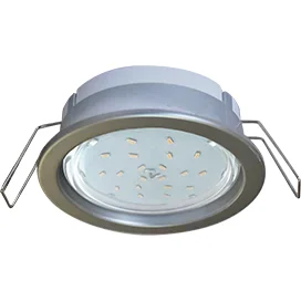 Ecola GX53 PD Светильник Встраиваемый глубокий легкий Серебро 31x95