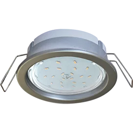 Ecola GX53 PD Светильник Встраиваемый глубокий легкий Серебро 31x95