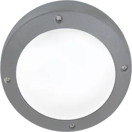 Ecola GX53 LED B4139S светильник накладной IP65 матовый Круг алюмин. 1*GX53 Серый 145x145x65