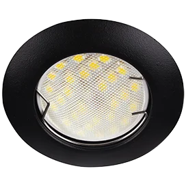 Ecola Light MR16 DL92 GU5.3 Светильник встр. выпуклый Черный матовый 30x80 - 2pack (кd74)