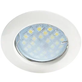 Ecola MR16 DL100 GU5.3 Светильник встр. литой Белый 24x75