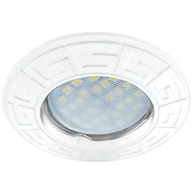 Ecola MR16 DL110A GU5.3 Светильник встр. литой Антик Белый 24x86 (кd74)