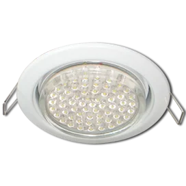 Ecola GX53 H4 Downlight without reflector_white (светильник) 38x106 - 10 pack (кd102)