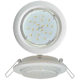 Ecola GX53 5355 Встраиваемый Легкий Белый (светильник) 25x106