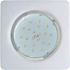 Ecola GX53 5357 Встраиваемый Легкий квадратный Белый (светильник) 107x25