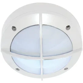 Ecola GX53 LED B4143S светильник накладной IP65 матовый Круг с решеткой алюмин. 1*GX53 Белый 145x145x65