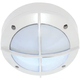 Ecola GX53 LED B4143S светильник накладной IP65 матовый Круг с решеткой алюмин. 1*GX53 Белый 145x145x65