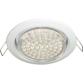 Ecola GX53 H4 Downlight without reflector_white (светильник) 38x106 - 2pack (кd102)