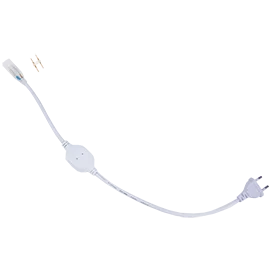 Ecola LED strip 220V блок питания (IP20) 700W для ленты 220V 12x7 IP68 с кабелем, муфтой, разъемом и вилкой