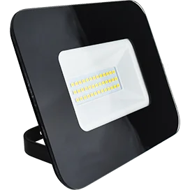 Ecola Projector LED 30,0W 220V 6000K IP65 Светодиодный Прожектор тонкий Черный 110x80x30