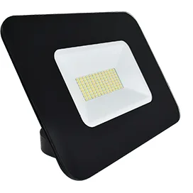 Ecola Projector LED 50,0W 220V 6000K IP65 Светодиодный Прожектор тонкий Черный 150x110x30
