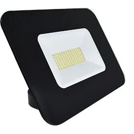 Ecola Projector LED 50,0W 220V 6000K IP65 Светодиодный Прожектор тонкий Черный 150x110x30