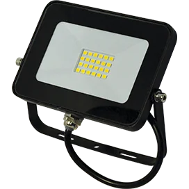 Ecola Projector LED 10,0W 220V 4200K IP65 Светодиодный Прожектор тонкий Черный 72x56x21