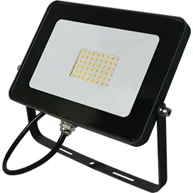 Ecola Projector LED 20,0W 220V 4200K IP65 Светодиодный Прожектор тонкий Черный 125x95x30