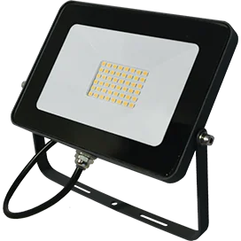 Ecola Projector LED 20,0W 220V 4200K IP65 Светодиодный Прожектор тонкий Черный 125x95x30