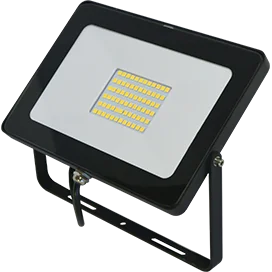 Ecola Projector LED 30,0W 220V 4200K IP65 Светодиодный Прожектор тонкий Черный 110x80x30