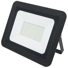 Ecola Projector LED 100,0W 220V 6000K IP65 Светодиодный Прожектор тонкий Черный 190x140x32