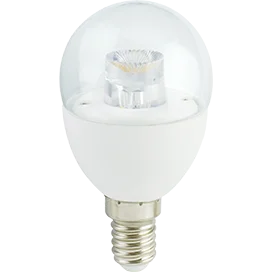 Ecola globe LED Premium 7,0W G45 220V E14 2700K прозрачный шар с линзой (композит) 80x45
