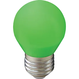 Ecola globe LED color 5,0W G45 220V E27 Green шар Зеленый матовая колба 77x45