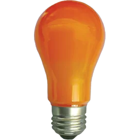 Ecola classic LED color 8,0W A55 220V E27 Orange Оранжевая 360° (композит) 108x55