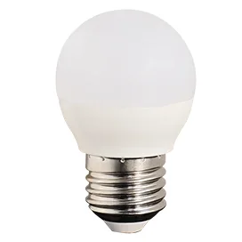 Ecola globe LED 8,0W G45 220V E27 6000K шар (композит) 78x45