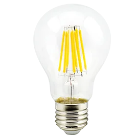 Ecola classic LED Premium 10,0W A60 220-240V E27 6500K 360° filament прозр. нитевидная (Ra 80, 100 Lm/W, КП=0) 105x60