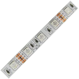 Ecola LED strip PRO 14.4W/m 12V IP20 10mm 60Led/m RGB разноцветная светодиодная лента 1м.