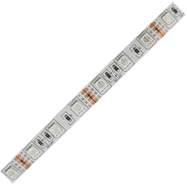Ecola LED strip PRO 14.4W/m 12V IP20 10mm 60Led/m RGB разноцветная светодиодная лента на катушке 5м.
