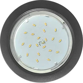 Ecola GX53 H4 светильник встраив. без рефл. Черный матовый 38x106 - 2pack (кd102)