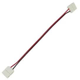 Ecola LED strip connector соед. кабель с двумя 2-х конт. зажимными разъемами 10mm 15 см. уп. 3 шт.
