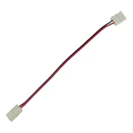 Ecola LED strip connector соед. кабель с двумя 2-х конт. зажимными разъемами 8mm 15 см. уп. 3 шт.