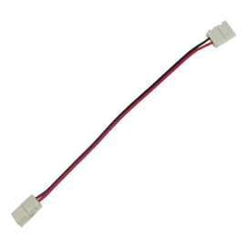 Ecola LED strip connector соед. кабель с двумя 2-х конт. зажимными разъемами 8mm 15 см. уп. 3 шт.