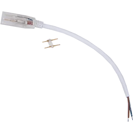 Ecola LED strip 220V connector кабель питания 150мм с муфтой и разъемом IP68 для ленты 12x7