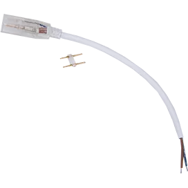 Ecola LED strip 220V connector кабель питания 150мм с муфтой и разъемом IP68 для ленты 14x7