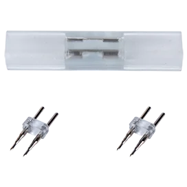 Ecola LED strip 220V connector комплект для упрощенного соединения лента-лента 2-х конт для ленты IP68 12x7