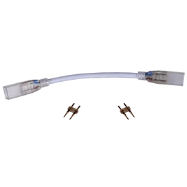 Ecola LED strip 220V connector гибкий соединитель лента-лента 2-х конт с разъемами для ленты IP68 12x7