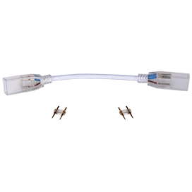 Ecola LED strip 220V connector гибкий соединитель лента-лента 2-х конт с разъемами для ленты IP68 14x7