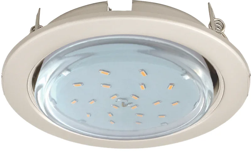 Ecola GX53 H4 светильник встраив. без рефл. Жемчуг 38x106 - 10 pack (кd102)