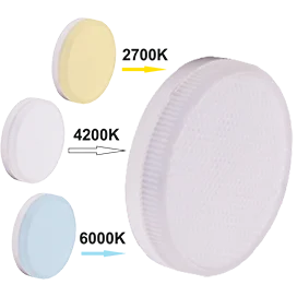 Ecola GX53 LED Premium 15,0W Tablet 220V с изменяемой цв.темп. (2700/4200/6000K) матовая 27x75