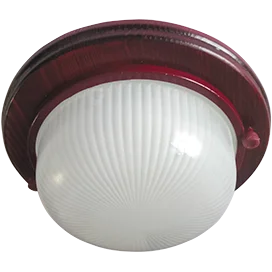Ecola GX53 LED НБО-03-60-031 светильник Круг накладной IP65 дерево Вишня 1*GX53 матовый 220х84