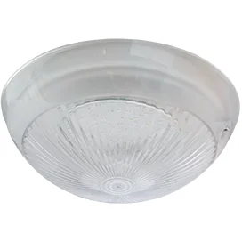 Ecola Light GX53 LED ДПП 03-60-1 светильник "Сириус" Круг накладной IP65 1*GX53 прозрачный белый 220х220х100