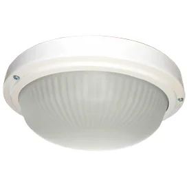 Ecola Light GX53 LED ДПП 03-18-103 светильник Круг накладной IP65 3*GX53 матовое стекло белый 280х280х90
