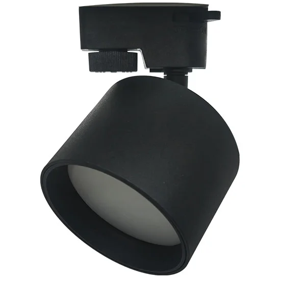 Ecola TRS3 светильник GX53 трековый c внутр. кольцом Черный 83x60x140