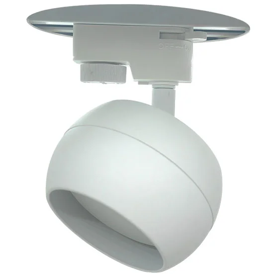 Ecola TRS4 светильник GX53 трековый углубленный Сфера Белый 90x53x135